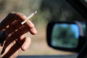 smoking while driving